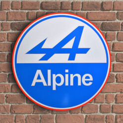 Large Metal Alpine Sign